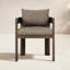 Jackson Teak Patio Dining Armchair with Cushion-935753039