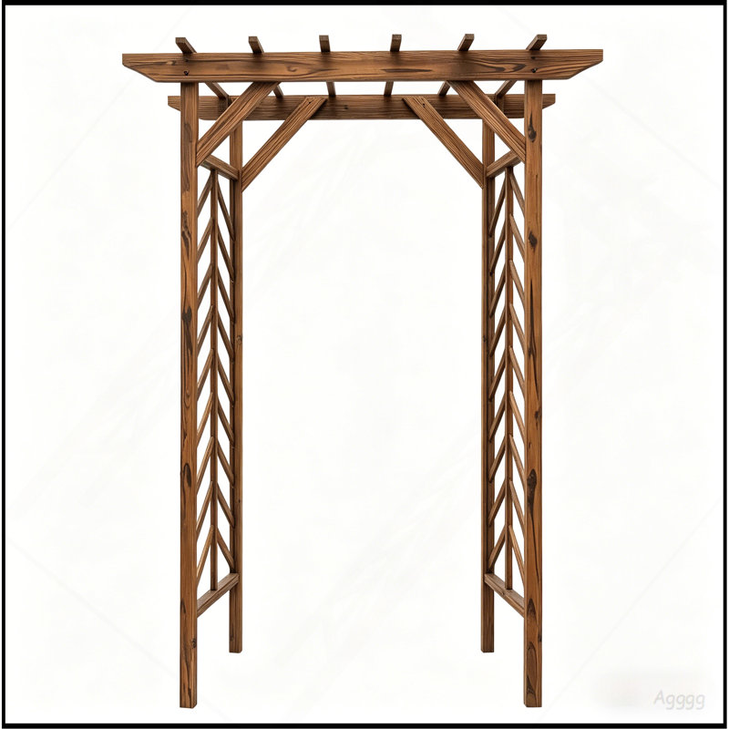 Jardin treillis arche de jardin, treillis arche de tonnelle en bois, treillis arche de mariage