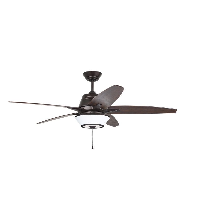 56'' Ceiling Fan, Oil Rubbed Bronze with Coffee Blades