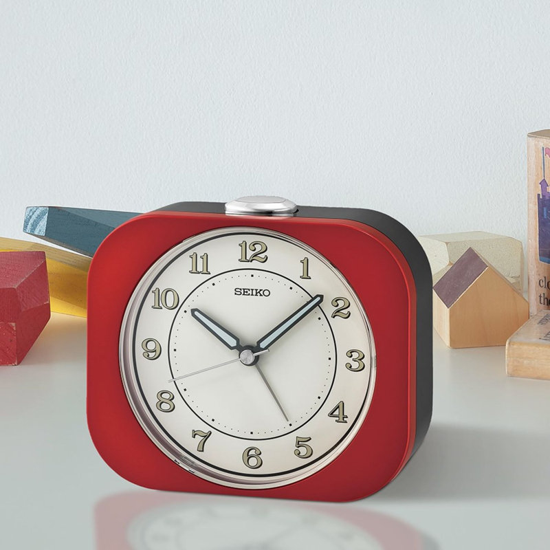 Alarme de chevet, quartz, rouge, Rouge