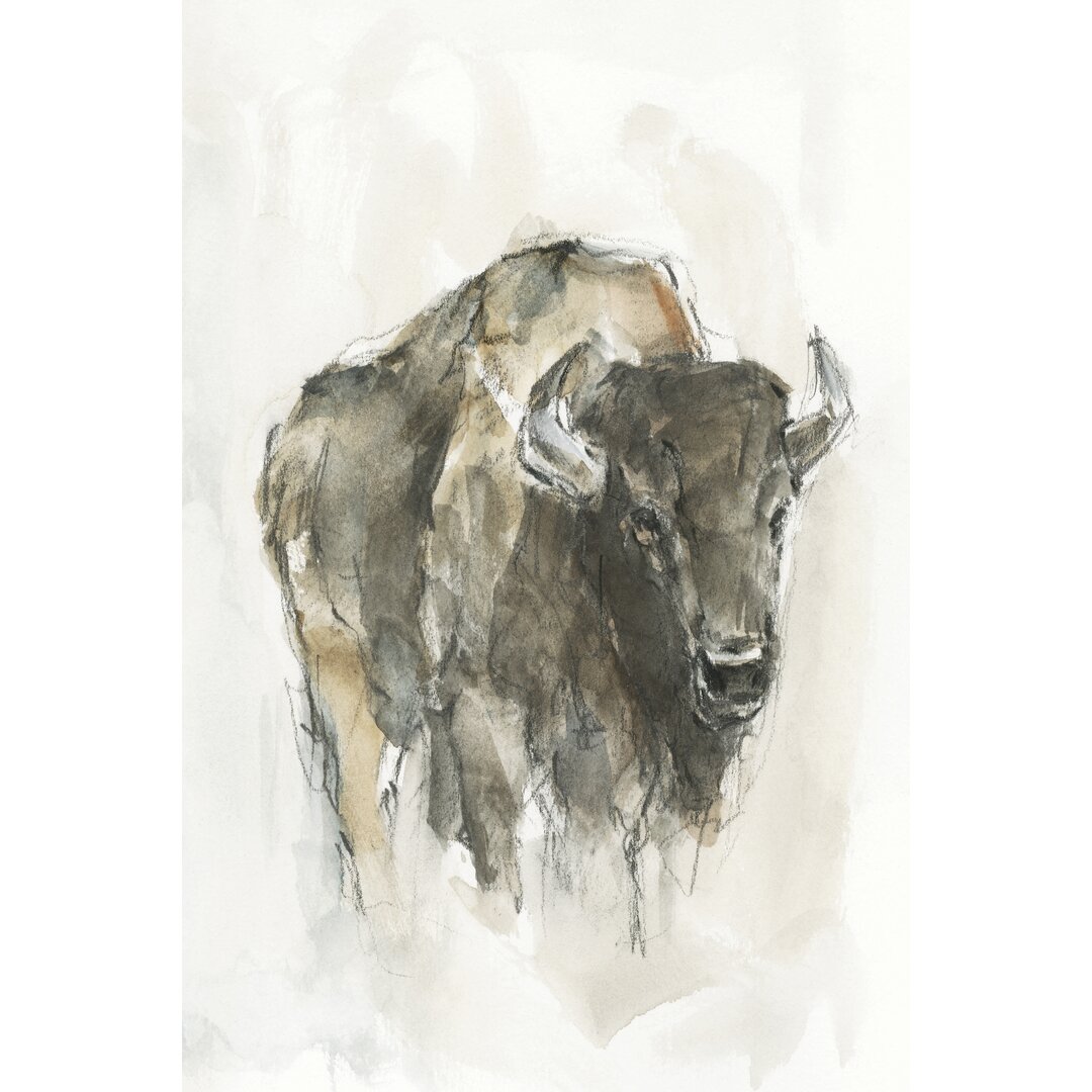 Leinwandbild American Buffalo I von Ethan Harper