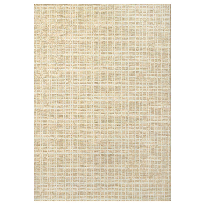 Marthaann Washable Plaid Indoor Rug, Rectangle 8' x 10'