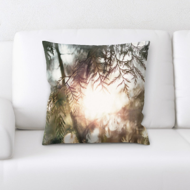 Illuminated Microsuede Reversible Throw Pillow