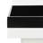 Rubbina Elegant Coffee Table – Sleek White Lacquer Surface with Plinth Base for Modern Living Rooms