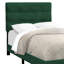 Lit Aena, revêtement en velours, tête de lit capitonnée, bois massif-101759097-101759099