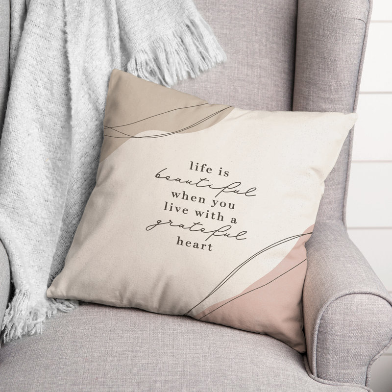 Coussin intérieur / extérieur Grateful Heart Boho