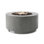 Damian 16.5" H x 35.5" W Concrete Outdoor Fire Pit Table