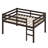 Wood Loft Bed With Ladder-1263386793