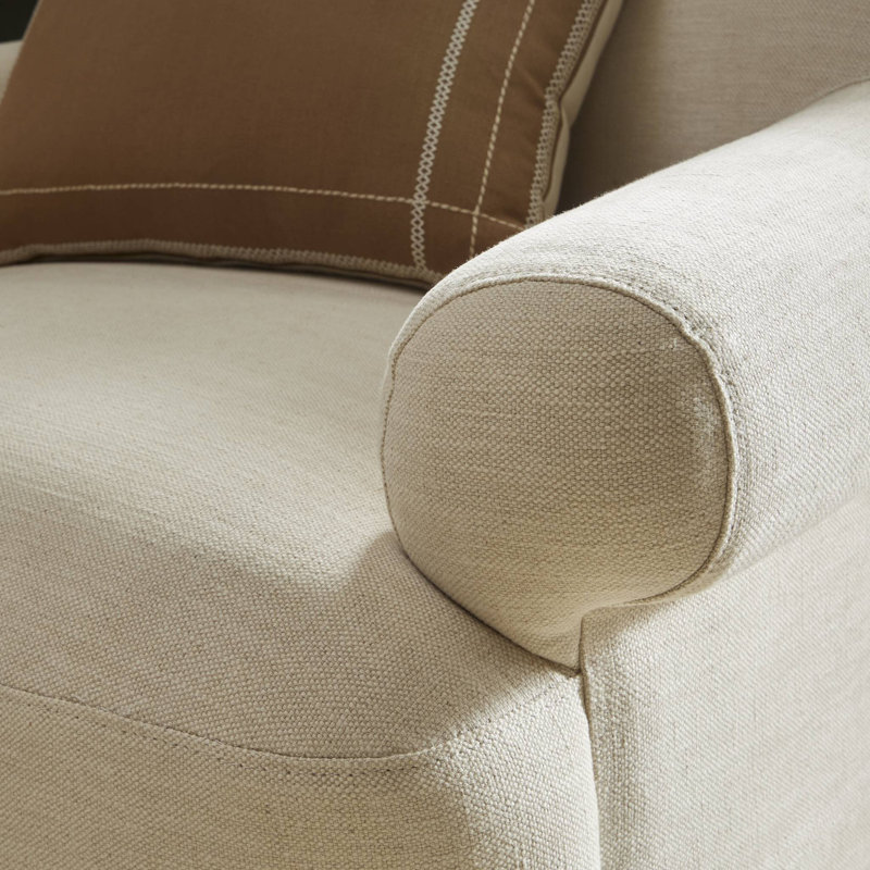 Arden Swivel Chair, Bergamo Parchment