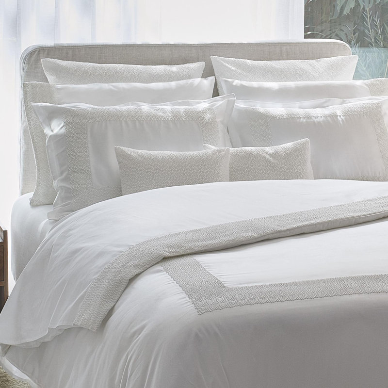 Pearls 100% Cotton Sateen Shams, Standard