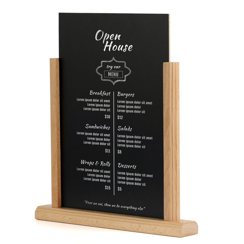 Porte-menu Classic, H 9,84 po x l 11,3 po x P 1,57 po