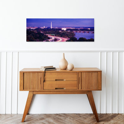 High Angle View Of A Cityscape, Washington Dc, Usa Abstract Contemporary Cherry Tree Architecture Autumn Wall Art