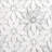12” x 12” Carrara White Daisy Flower Mosaic Marble Tile Sheets Polished (Set of 10)