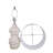 Serenity Waves Ceramic Table Lamp - Off White