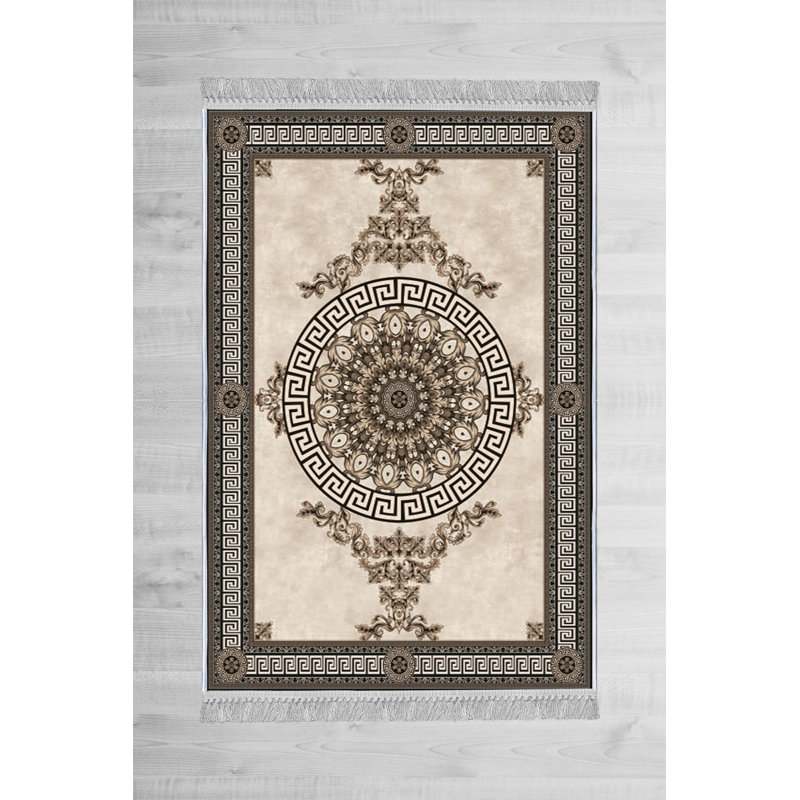 Tapis de couloir luxueux, tissu 100% velours, 39,4 po x 59,1 po | Semelle antidérapante en coton, d'une hauteur de poils de 0,4 po | Antibactérien, lavable à la machine | Impression numérique 3D, design élégant pour le décor et le confort de la maison