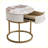 Modern Round Side Table with storage