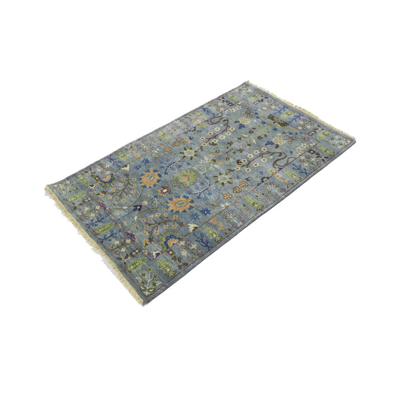 Tapis oriental Oushak Chobi, Rectangle 2 pi 11 po x 5 pi 1 po 