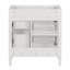 Meuble-lavabo de salle de bain de 30 po sans lavabo supérieur, armoire de rangement moderne avec 2 tiroirs et un tiroir rabattable (BASSIN INCLUS)-121018252