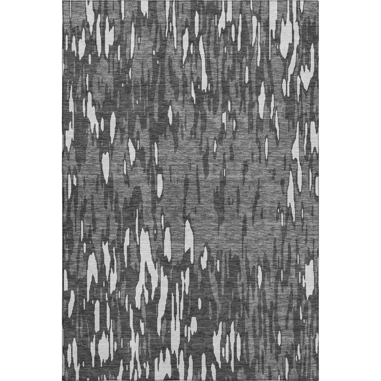 Premium Machine Washable Prisco Gray Rug