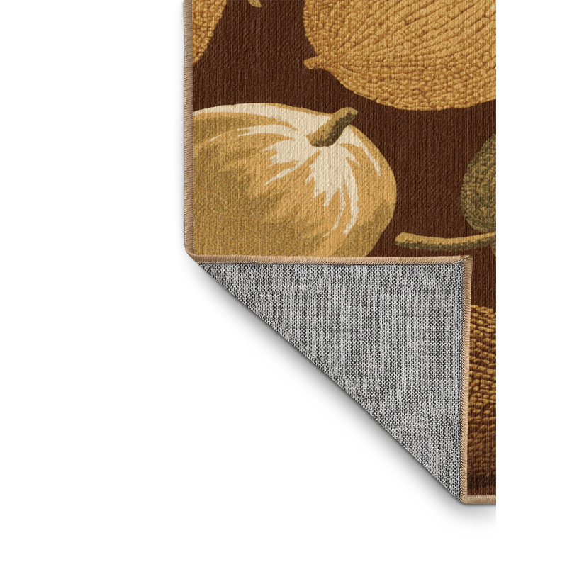  Tapis lavable à motif de fruits Sapodilla, Tapis de couloir 2 pi x 4 pi