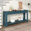 Canapé console de 63 po avec tiroirs de rangement et tablette inférieure pour le vestibule Desinae-275598827