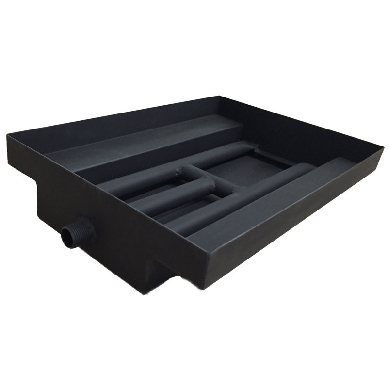 Brûleur de foyer en poudre enrobé, H 2,75 po x l 20,5 po x P 10 po