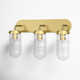 Keva 3 Light Transparent Dimmable Vanity Light