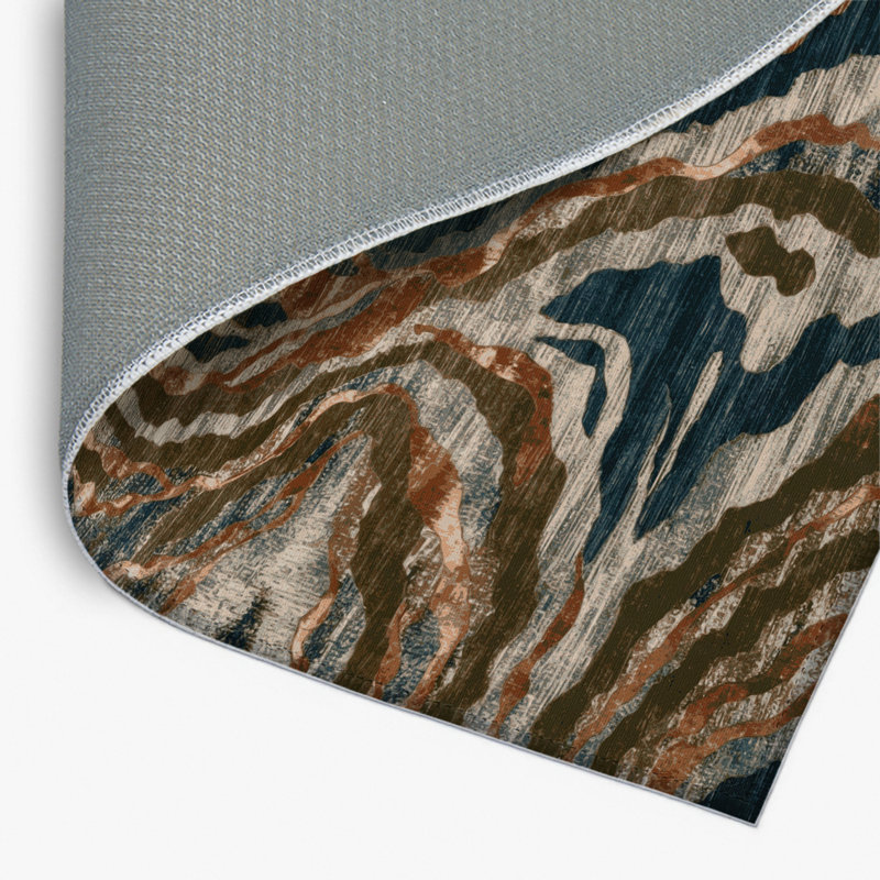 Tapis d'intérieur et d'extérieur brun Nature, Rectangle 4pi x 6 pi