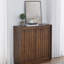 Buffet Mid-Century avec 2 portes coulissantes, armoire de rangement pour le salon, la cuisine, la salle à manger et le vestibule