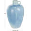 Hennecy Ceramic Ombre Decorative Blue Vase with Unique Texturing