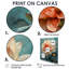 Kamayah - Ensemble de 6 impressions sur toile Dahlia-1559385190-1559385189