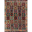 Tapis oriental géométrique All-Over Kilim 9 x 11