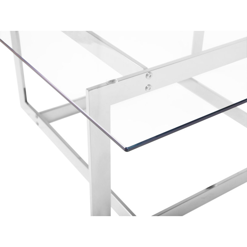 Acuff Frame Coffee Table, Silver