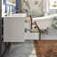 Kiskimere 74.88" Wall-Mounted Double Bathroom Vanity Set
