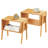 Living room End Table, bamboo stackable bedroom nightstand, two-pack study small space storage side table-694311230