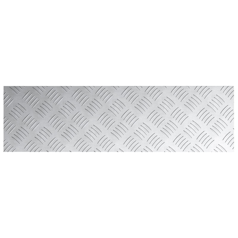 Aluminium Stair Treads Rectangular, Rectangle 20cm x 70cm, Silver