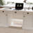 67''Modern Executive Desk,Computer Desk With 2 Storage Cabinet And 3 Drawers, Rectangle Home Office Desk With Back ,Reading Desk,Writing Table,Workstation For Home Office,Living Room,Study