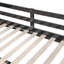 Lit superposé double avec lit gigogne simple et échelle-524862243