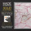 «Rose Marble I», reproduction encadrée de qualité supérieure - prête à être accrochée - aucun clou requis - aucun clou requis-1627678191-1627678195