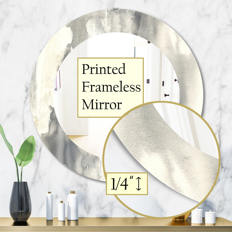 Flat Wall Mirror, 31.5" H x 31.5" W