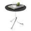Table d'appoint en métal 15,55 po H