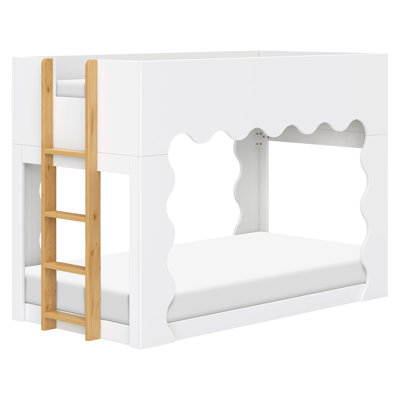 Lido Wave Convertible Low Loft Twin Bed