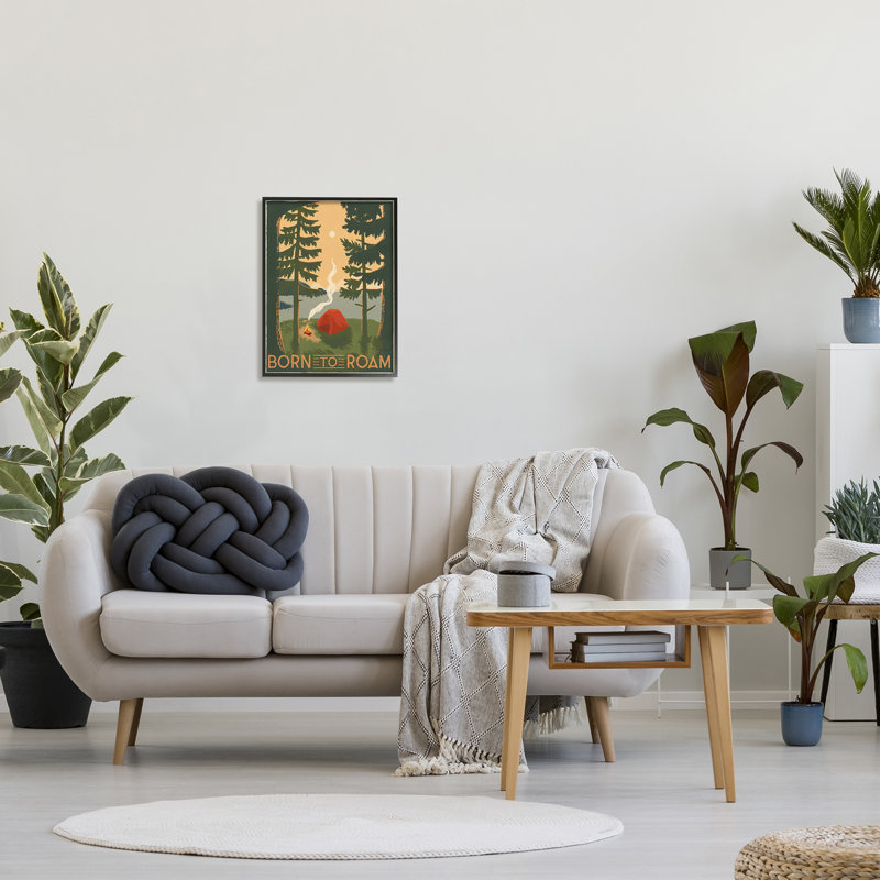 «Born To Roam Expression», art texturé surdimensionné par Janelle Penner, H 20 po x l 16 po, Impression encadrée