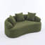 Canapé courbé en chenille, sans assemblage-1403032040