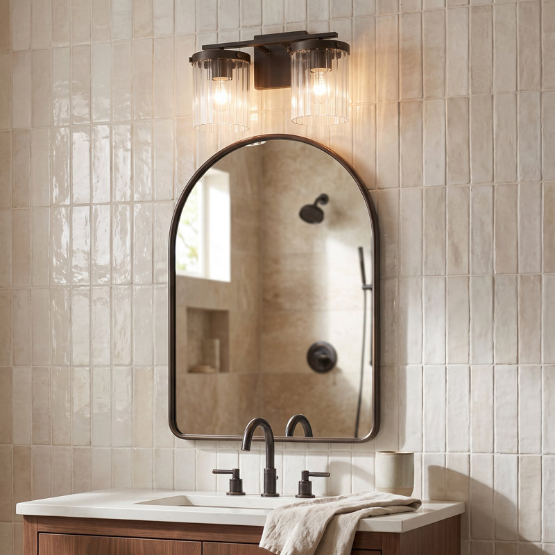 Vaughn 2 - Light Dimmable Vanity Light, Oil Rubbed Bronze