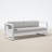 Camela 89.96'' Wide Straight Aluminum Patio Sofa with Sunbrella® Cushions-98127532