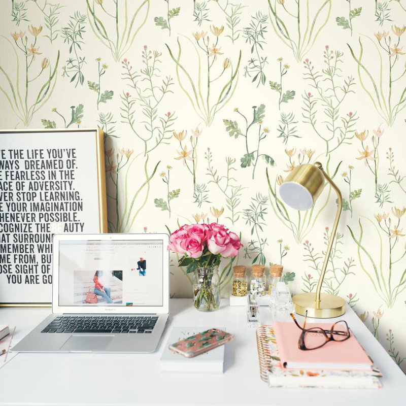 Floral Roll, Peach