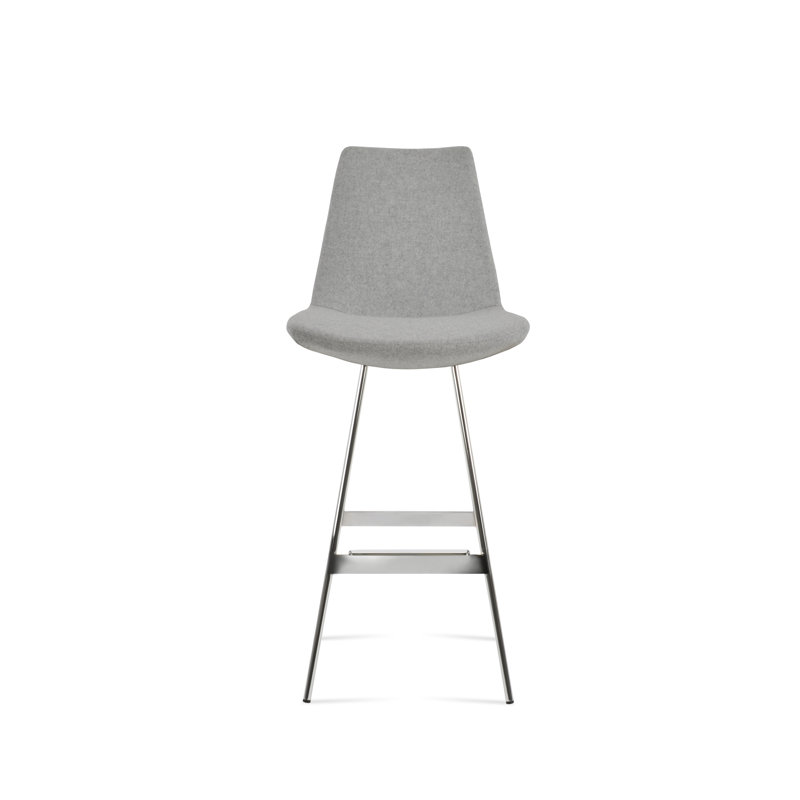 Eiffel Balat Stool, Chrome, Silver