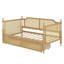 Traditional Rattan Daybed with Storage Drawers-1046656975