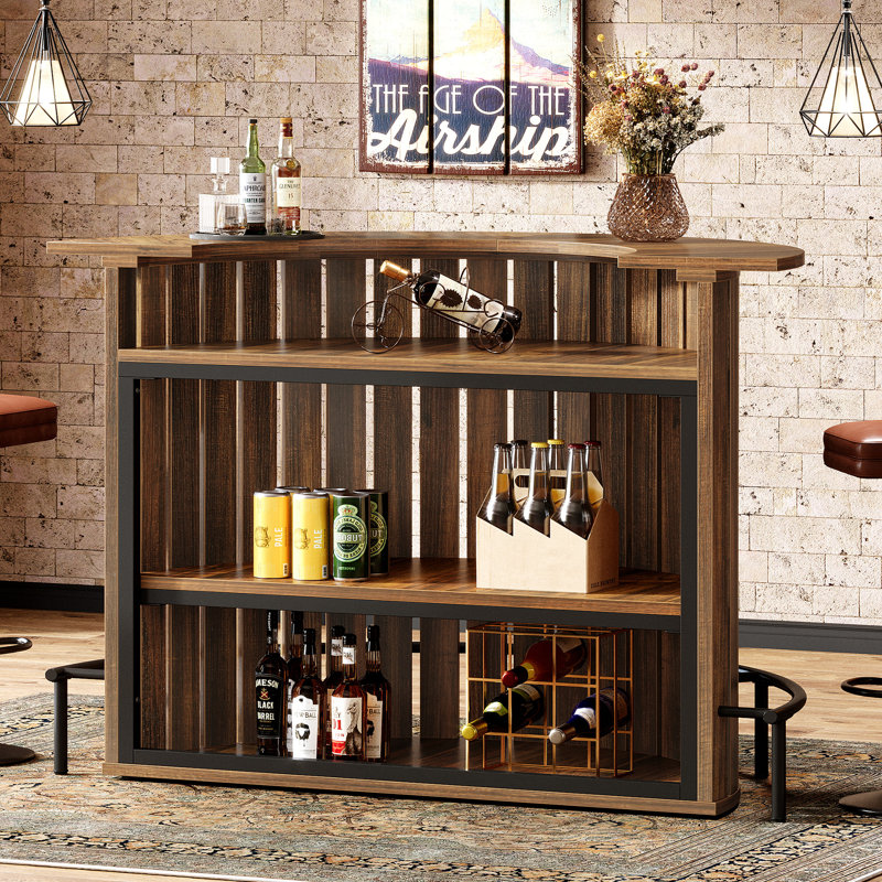Home Bar Cabinet, Brown